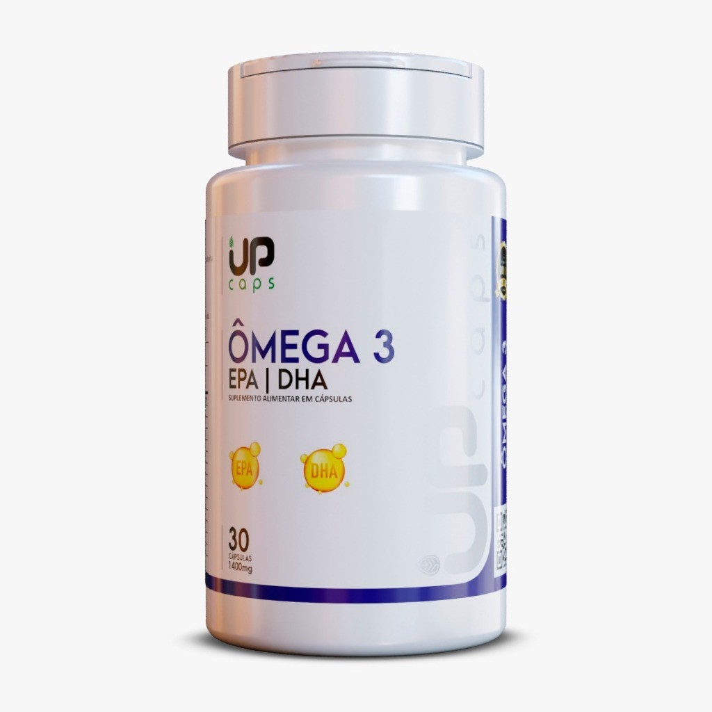 Omega 3 | Oleo De Peixe - EPA + DHA 30 Cápsulas 1400mg | Meg3