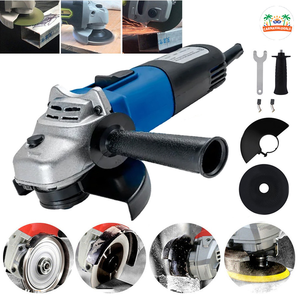 Lixadeira Angular Profissional 800-2200W - RPM 13000-6600 110V/220V Industrial