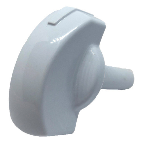 Botão Manipulo Fogão Continental Branco Haste 3,7