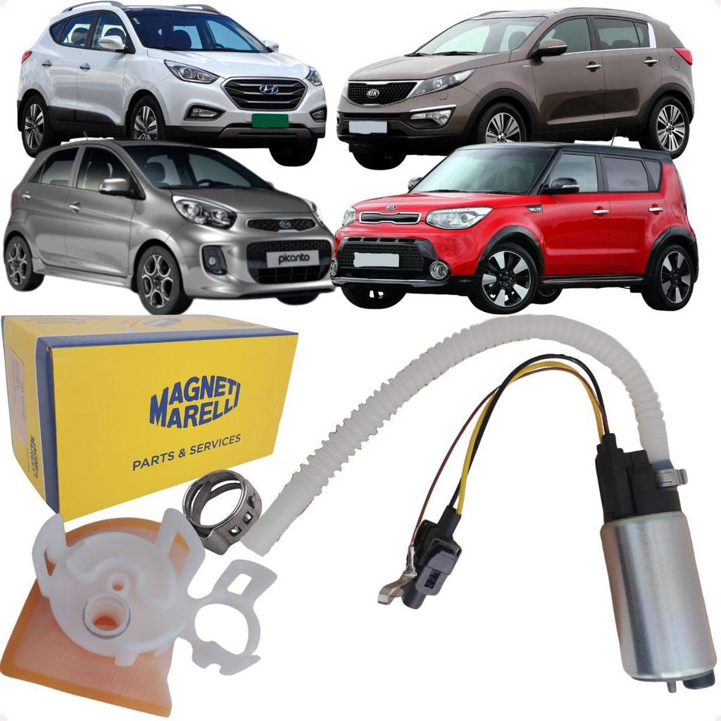 Kit Refil Bomba Combustível Magneti Marelli IX35 Sportage Picanto Soul