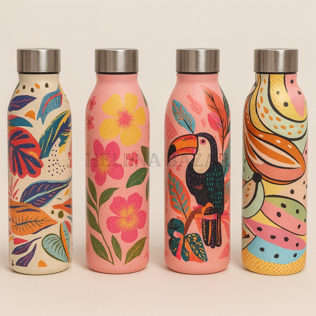 Garrafa Squeeze Inox 800ml Escolar Dia a Dia Trabalho em Oferta na Shopee