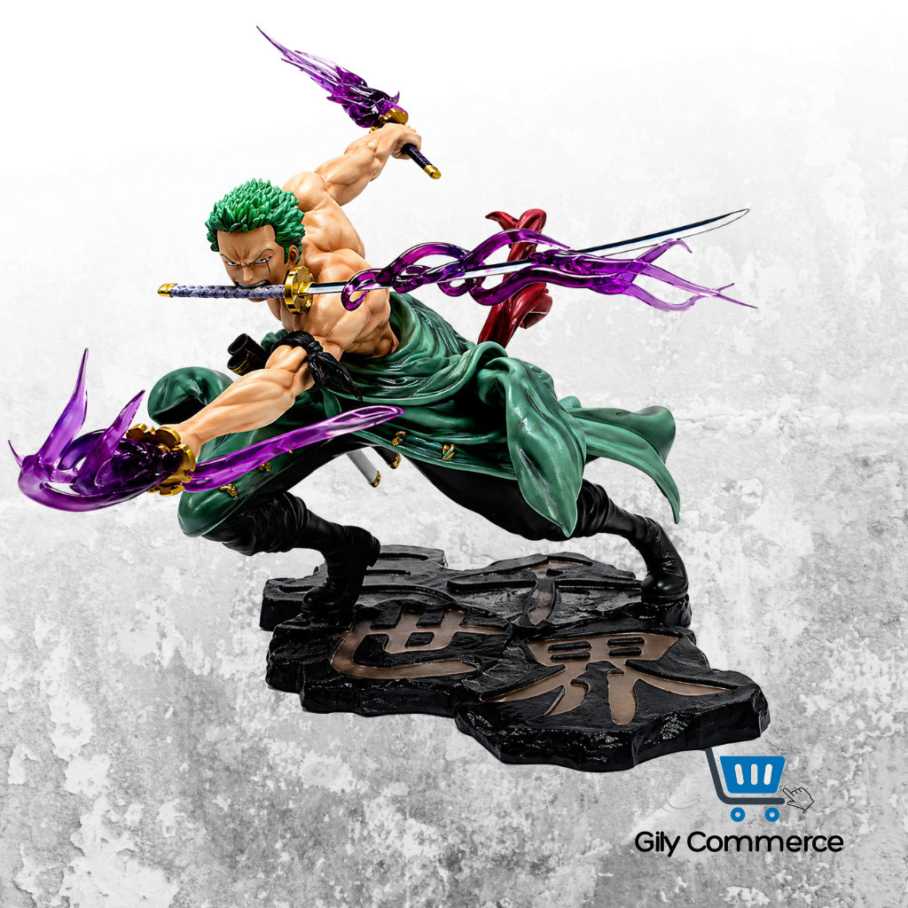 Action Figure Zoro Roronoa | One Piece 12cm Colecionável Anime
