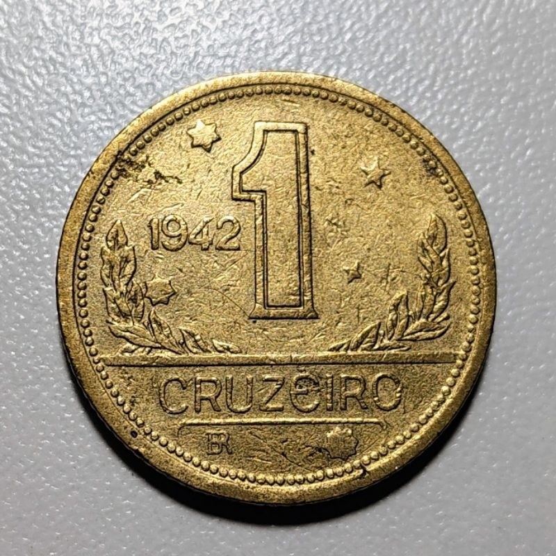 1 Cruzeiro 1942 - Escassa - Elimatec Moedas Antigas.