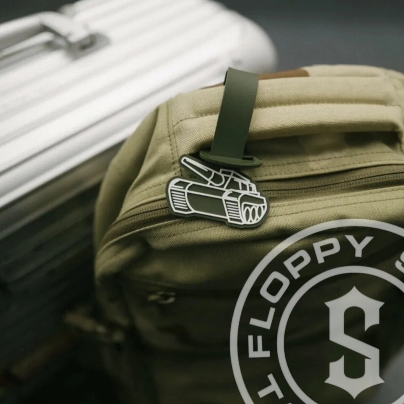 [Réplica Soft Papa] Etiqueta de bolsa de defesa Superior Mochila Equipamento de identificação Etiqueta Anti-perda de bag