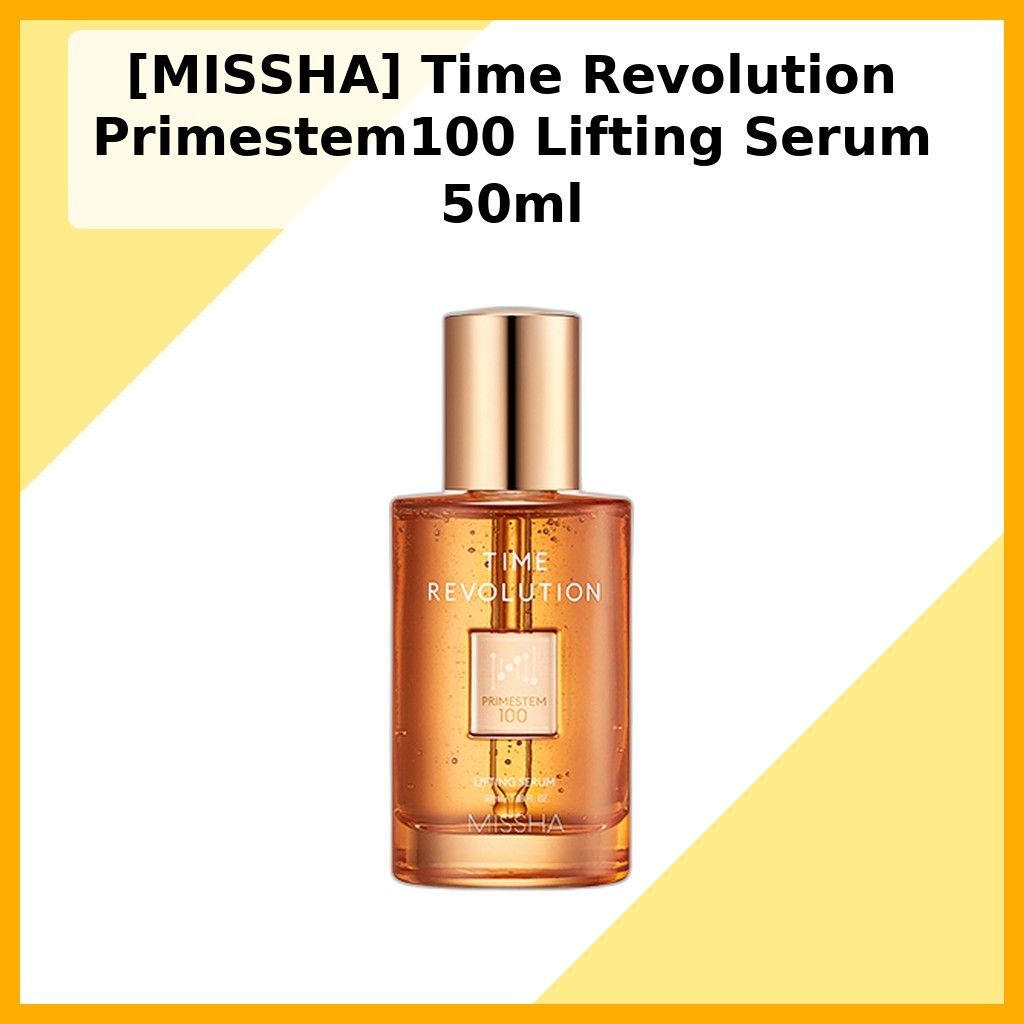 [MISSHA] Time Revolution Primestem100 Lifting Serum 50ml/Soro Coreano/Efeito Firmador Por pomielkorea