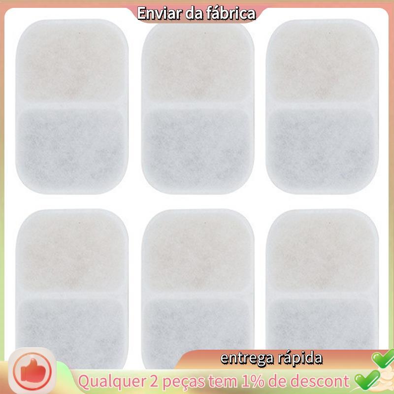 Filtros Atualizados De Substituição De Fonte De Água Para Animais De Estimação 6 Pacotes De Com Filtragem Multicamadas