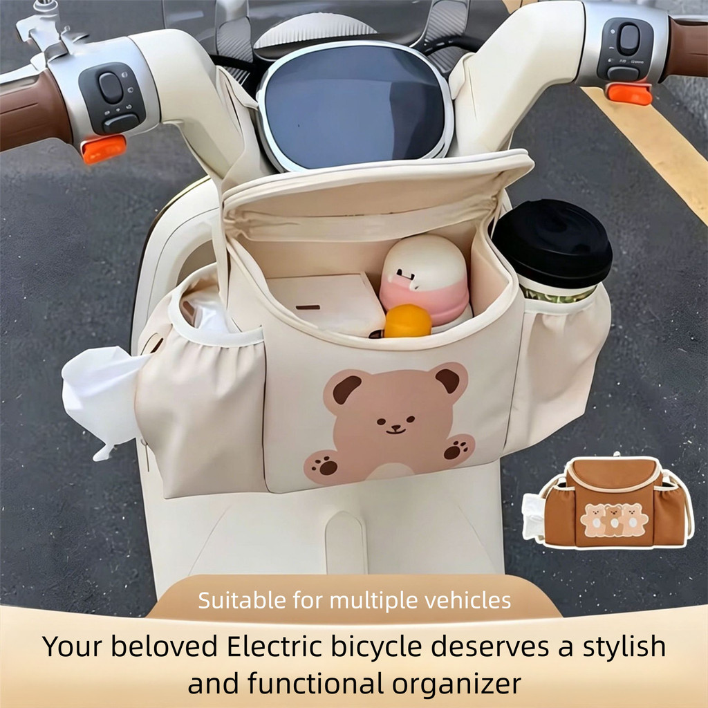 Bolsa suspensa para bicicleta elétrica, bolsa de armazenamento para triciclo, bolsa suspensa para bicicleta, organizador