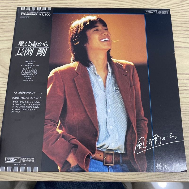 Folk Rock Superstar Nagata Katsuka Estilo Nan 琴拉 Versão Japonesa Disco de Vinil 40cm LP