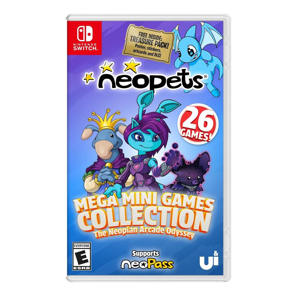 Neopets Mega Mini Games Collection Switch Midia Fisica