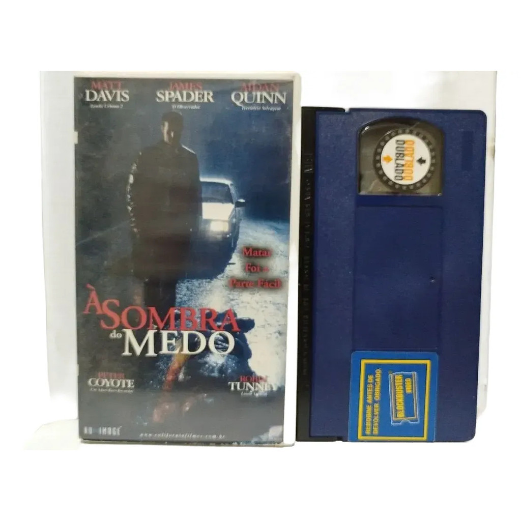 Vhs A Sombra Do Medo - Dublado - Matt Davis James Spader Aid