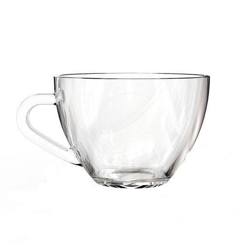 Conjunto 3 Canecas Vidro Transparente 250ml Elegantes Versáteis Café Chá Bebidas  Achadinho
