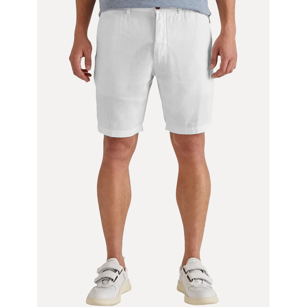 Bermuda Reserva Masculina Casual Linho Original Branca