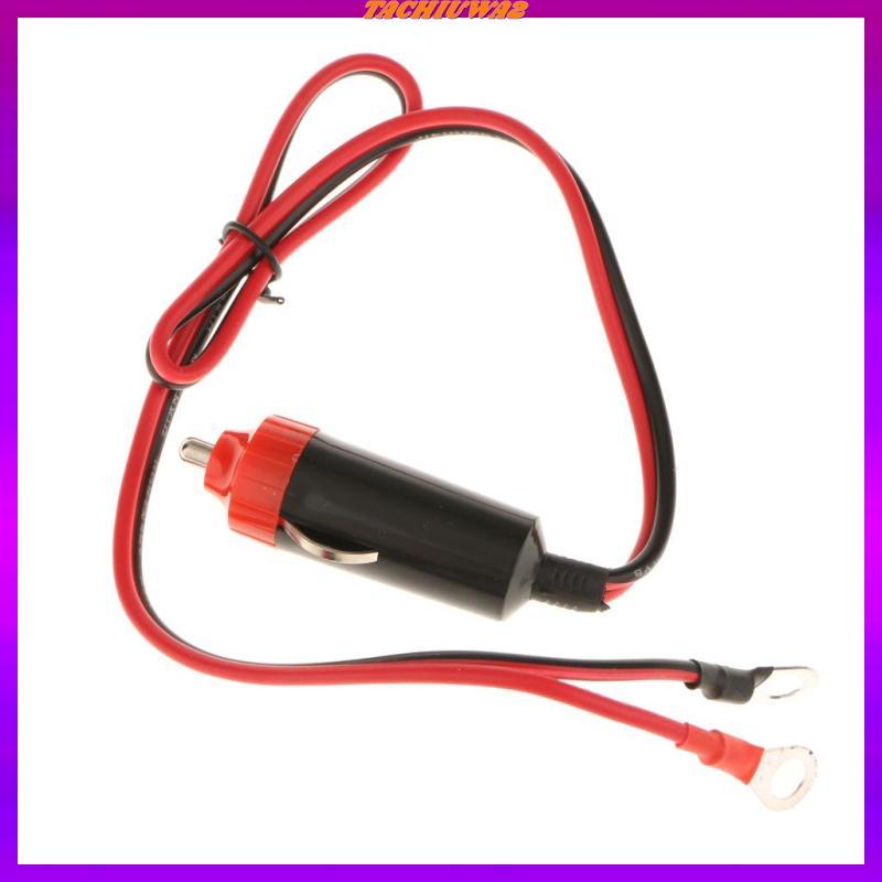 [Tachiuwa2] Cabo Adaptador De Plugue Macho De Cigarro 12V 10A Para Inversor De Energia De Carro