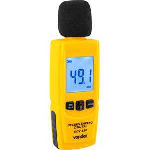 Decibelímetro Digital VONDER DDV 130 Medidor de Ruído Sonoro Profissional 30dB a 130dB