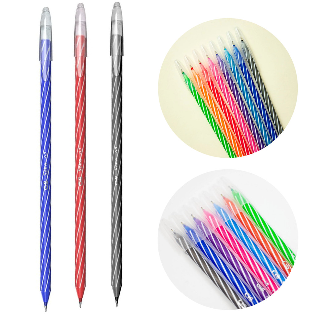 Caneta Spiro 0,7 Mm Cis Esferográfica Kit com 3 Unidades Cor da tinta Azul, Preta e vermelha