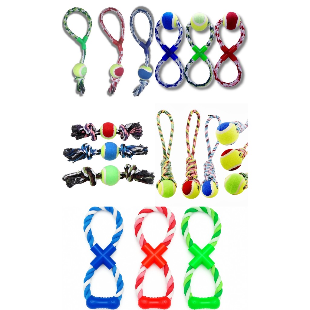 Pet Brinquedo Mordedor Corda para Cachorro Cabo de Guerra Resistente em Oferta na Shopee