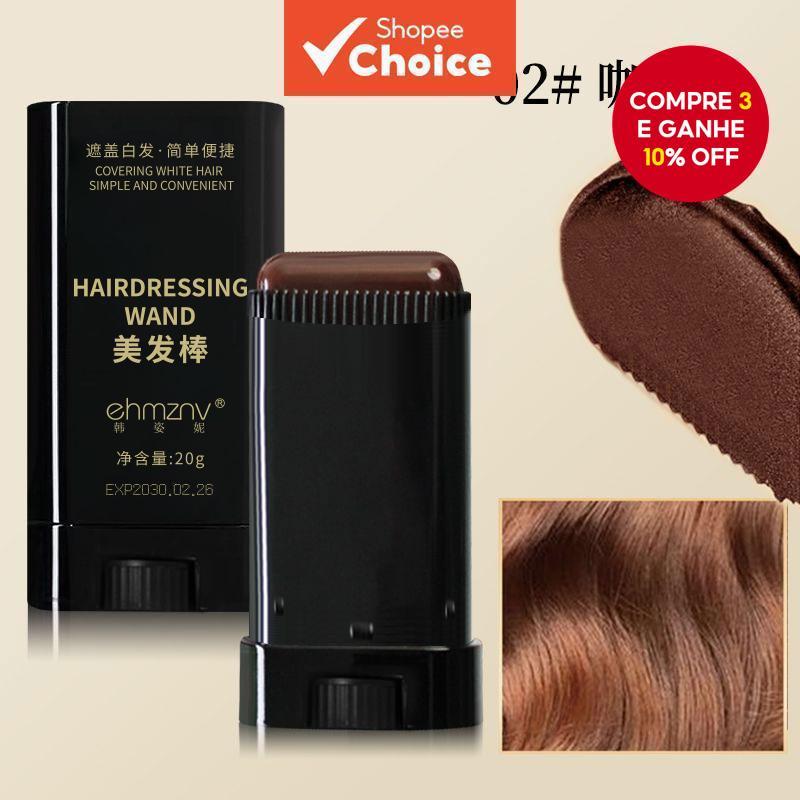 Novo Peninha de Tinta de Cabelo Preta Descartável, Bastão de Tinta de Cabelo, Cobertura Temporária para Cabelos Brancos,