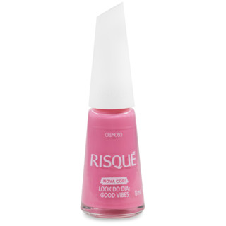 Esmalte Risqué Rosa Cremoso Look do Dia: Good Vibes 8ml em Oferta na Shopee