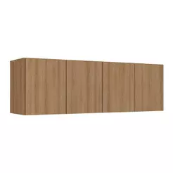 Armário De Lavanderia Aéreo Multiuso 4 Portas Rustic