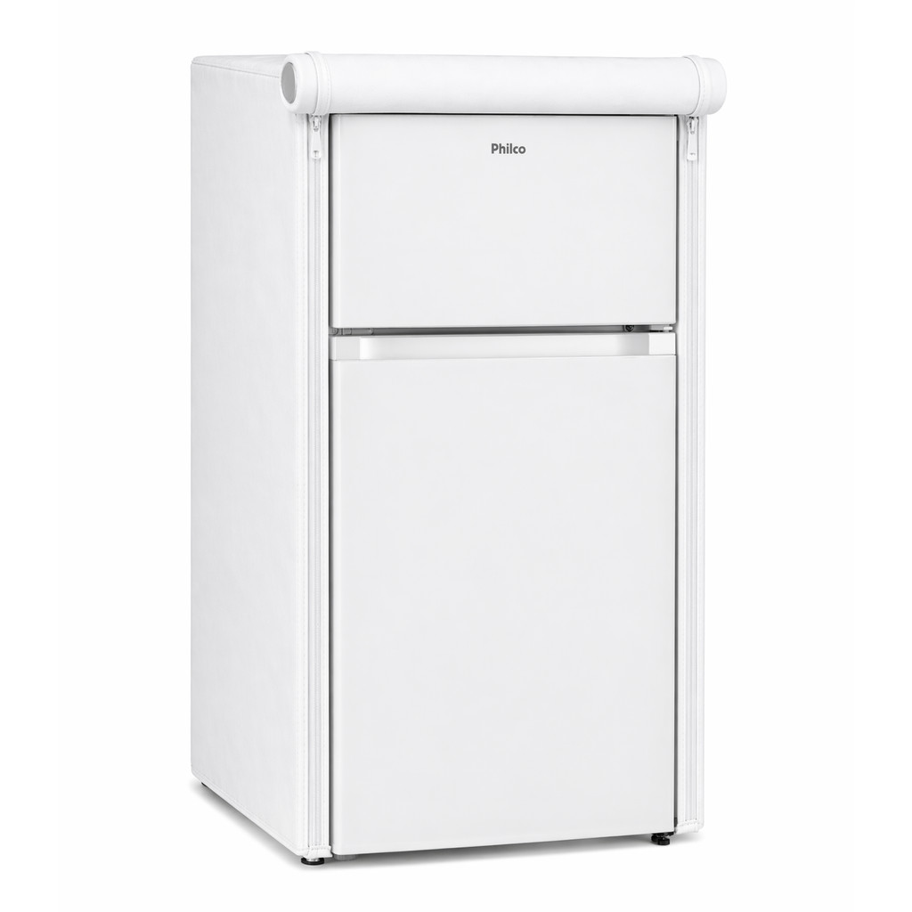 Capa Para Frigobar Philco Duplex 117L- PFG12A  Corino Branco