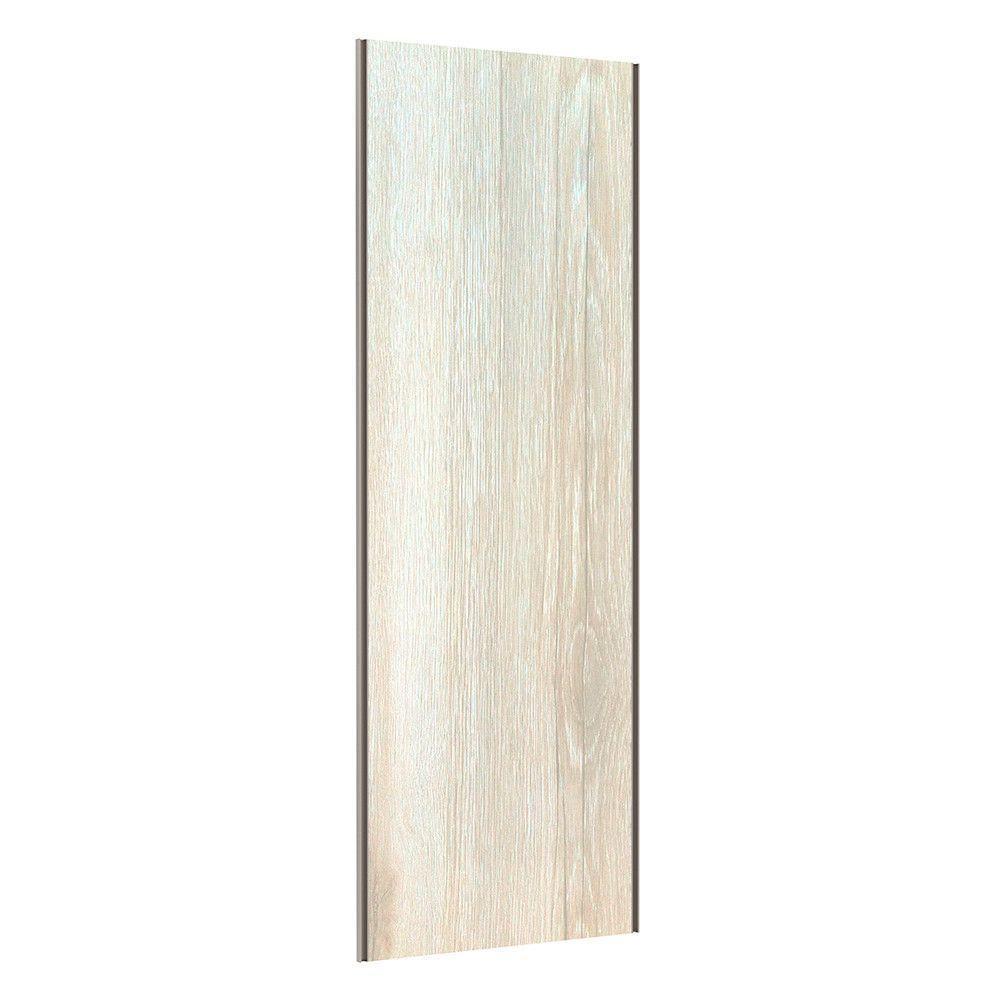 Porta De Correr 80cm Champagne Sem Kit Ferragem Crema