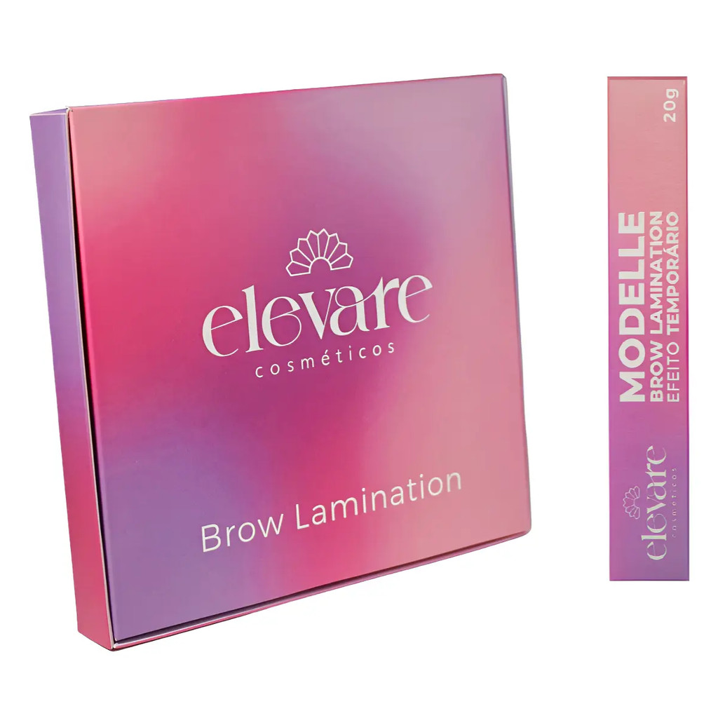 Kit Brow Lamination Lash Lifiting Elevare 20g + Cera Modelle 20g
