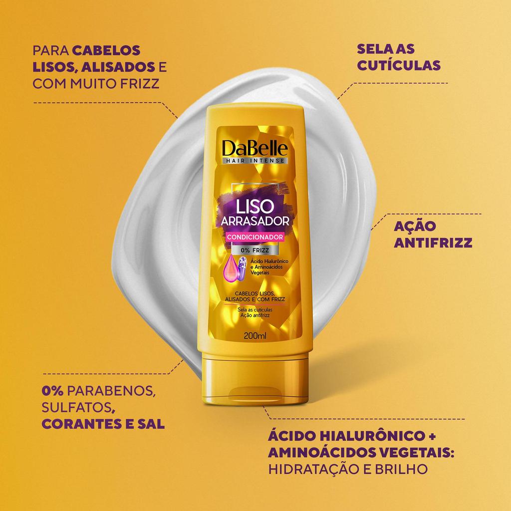 Kit Shampoo e Condicionador Liso Arrasador - DaBelle Hair · foto 2