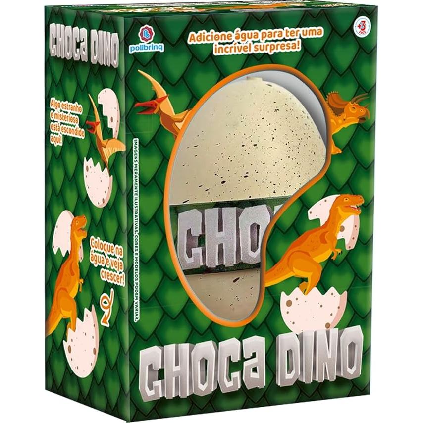 Ovo mágico Choca Dino Cresce na Água Dinossauro Surpresa infantil Brinquedo Educativo Criança