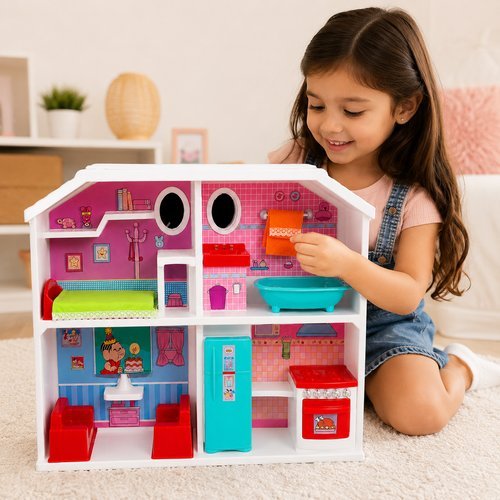 Casinha Infantil Monica Branca Playground Quintal Recreacao Meninos Meninas