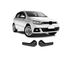 Par Macaneta Interna Gol Voyage Saveiro G7 G8 Preta