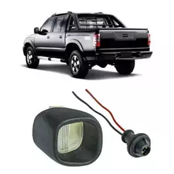 Lanterna Placa Com Soquete S10 2001 2002 2003 2004 2005 2006 2007 2008 2009 2010 2011 Lado Direito Passageiro Luz Placa