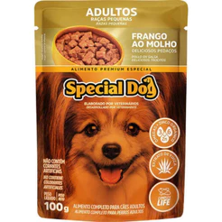 Ração Úmida Special Dog Ultralife para Cães Adultos de Porte Pequeno Sabor Frango ao Molho 100g