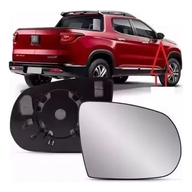 Lente Com Base Retrovisor Fiat Toro Original Lado Direito