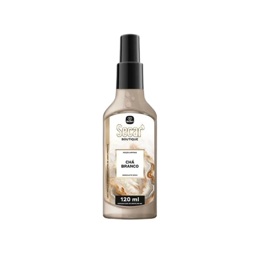 Odorizante Spray Boutique Secar Chá Branco 120ml