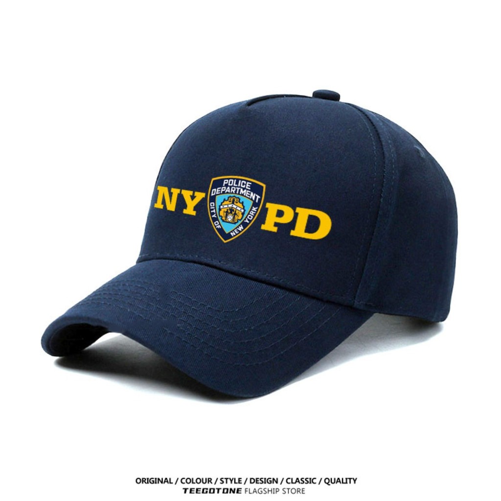 NYPD Entusiasta Militar Ao Ar Livre Homens Mulheres Casual Ajustável Boné De Beisebol De Rua Chapéu Unissex Circunferênc
