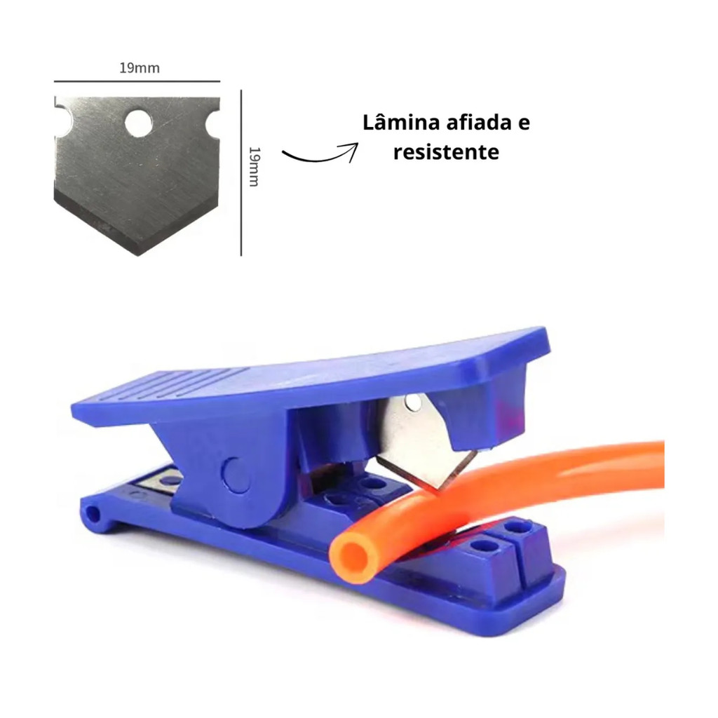 Alicate para Cortar Mangueira Pneumatica Tubo Pu Ou Pa — foto 2