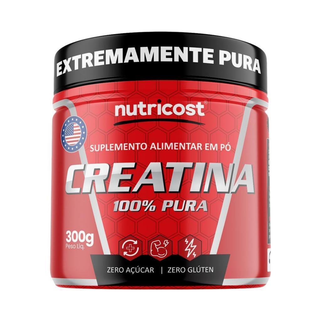 1 Creatina Nutricost100% pura - Monohidratada  300g | Extremamente Pura