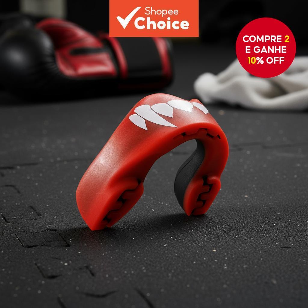  Protetor Bucal Masculino para Boxe, Sanda, Luta, Basquete, Muay Thai, Treinamento - Aparelho Dentário Profissional