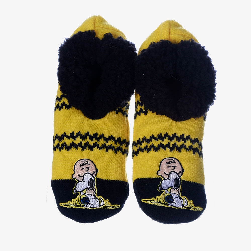 Meia Pantufofa Snoopy - Peanuts em Oferta na Shopee
