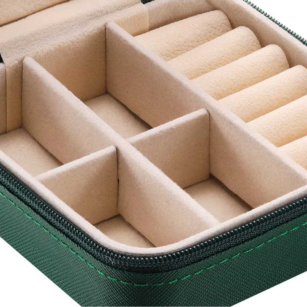 Kit 100 pcs Porta Joias Mini Caixa Organizadora para Colar Brincos e Anéis Premium — imagem 2 de 2
