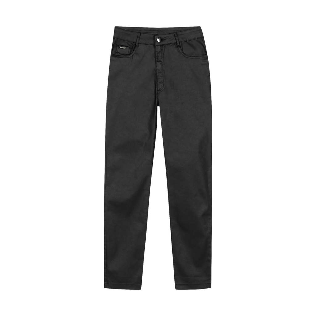 Detalhes do Calça Feminina Resinada Marialícia Preto