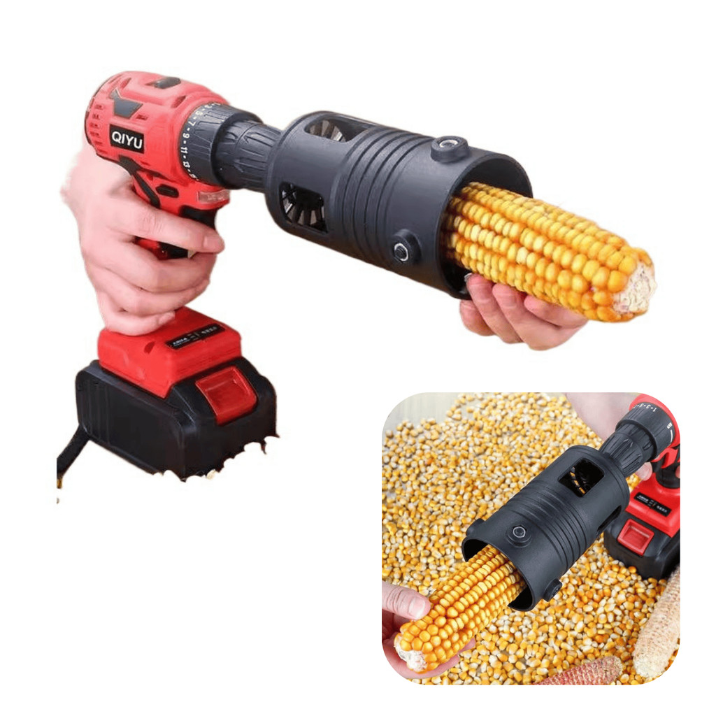 Debulhador de Milho Seco Portátil para Furadeira Universal Descascador de Milho desgranador de Milho