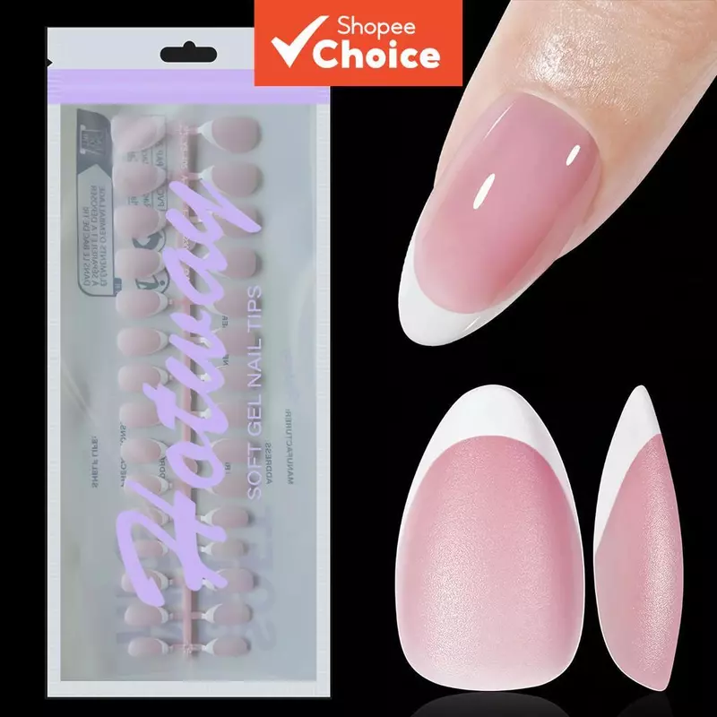 Unhas Postiças Francesas: 88% de Desconto! 💅