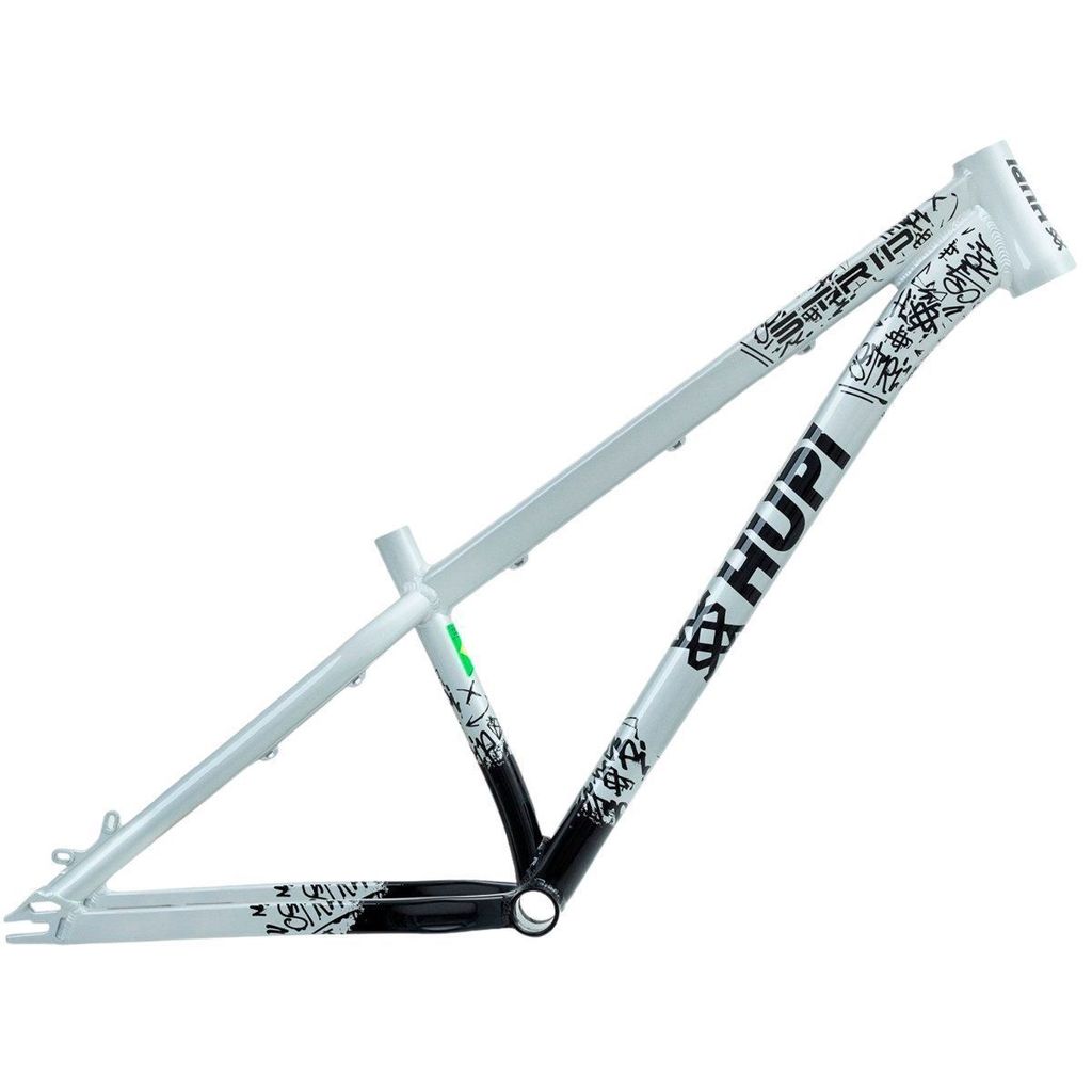 Quadro de Bicicleta do Grau Hupi Strip Horizontal Prata