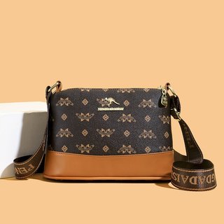 Bolsa mensageiro feminina, bolsa de ombro feminina, sacola feminina, grande capacidade, elegante, combinada, bolsa balde