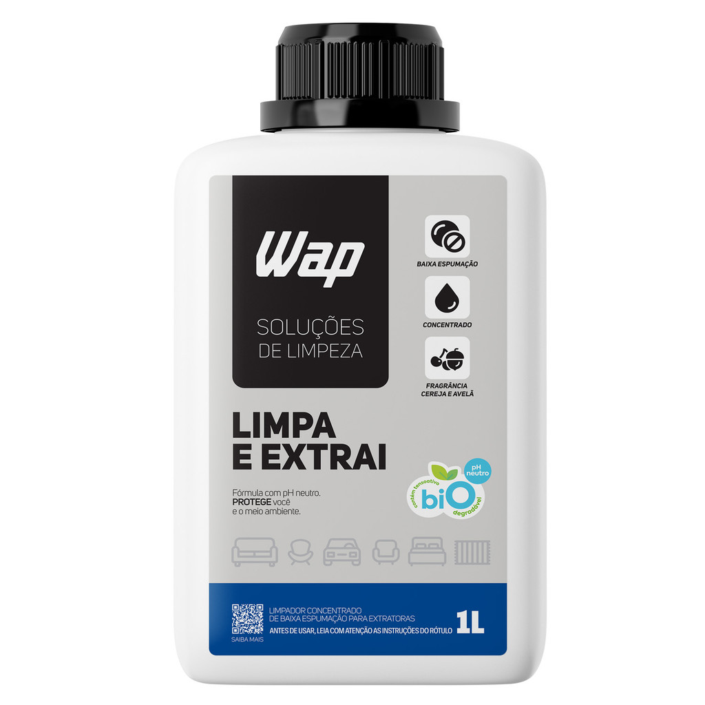 Imagem Detergente Limpador Para Extratoras Limpa E Extrai 1L Wap