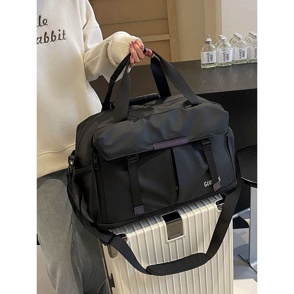 Nova grande capacidade portátil saco de viagem feminino saco de bagagem masculino negócios viagem saco de viagem esporte