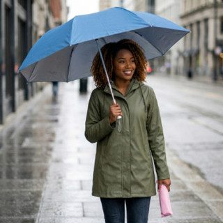 Guarda-Chuva Sombrinha Reforçada Grande Com Bolsa Com Proteção Solar Dupla Face
