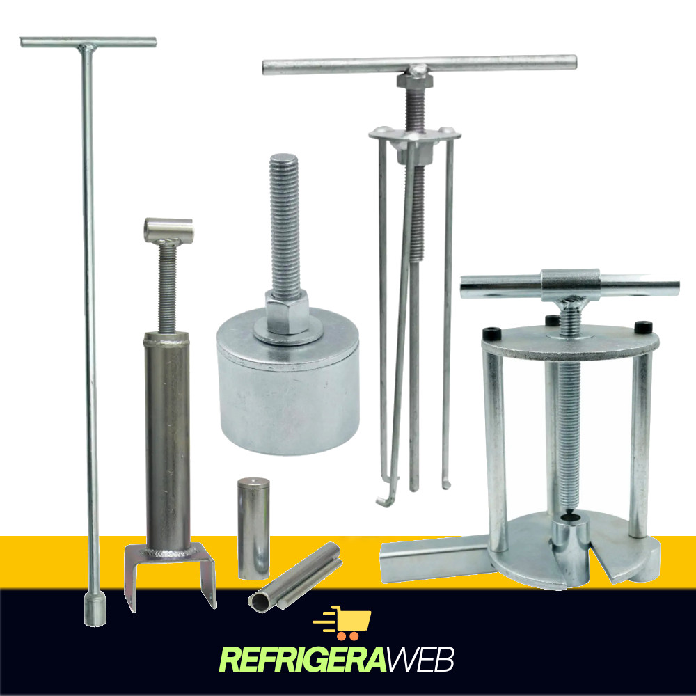 Kit Saca Agitador, Saca Cesto,Saca Rolamentos, Chave T Canhão 10MM Compativel ELECTROLUX