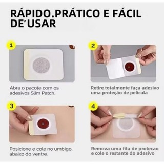 1 adesivo SLIM PATCH Adesivo de umbigo de barriga de ervas modelador de corpo firme